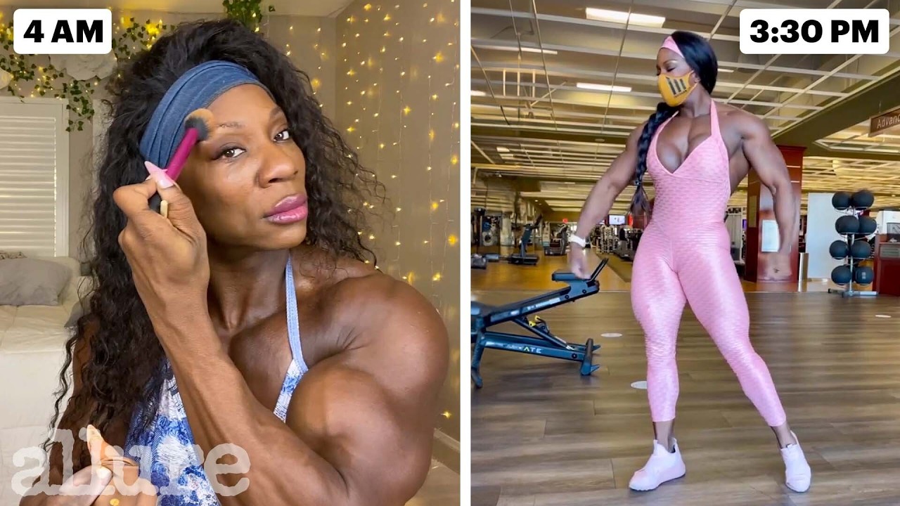 A Pro Bodybuilder’s Entire Routine, from Waking Up to Working Out | Allure